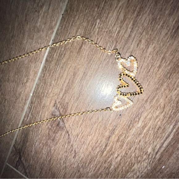 Unique Vintage Gold and Black Butterfly Necklace - Picture 5 of 9